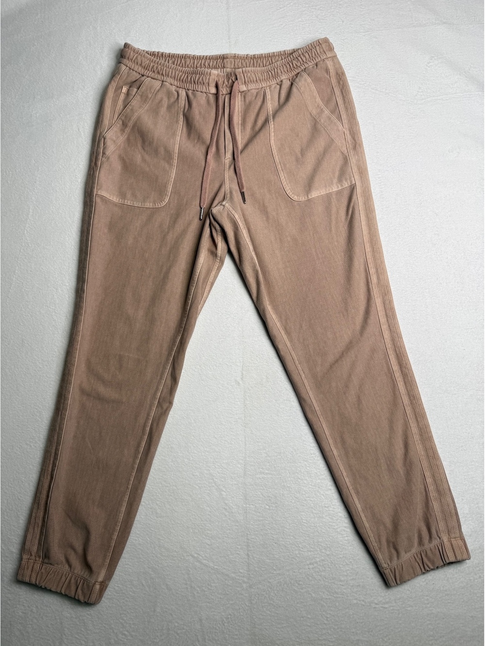 Athleta Farallon Jogger Women’s Size 10 Tan Brown Cotton Stretch Pants